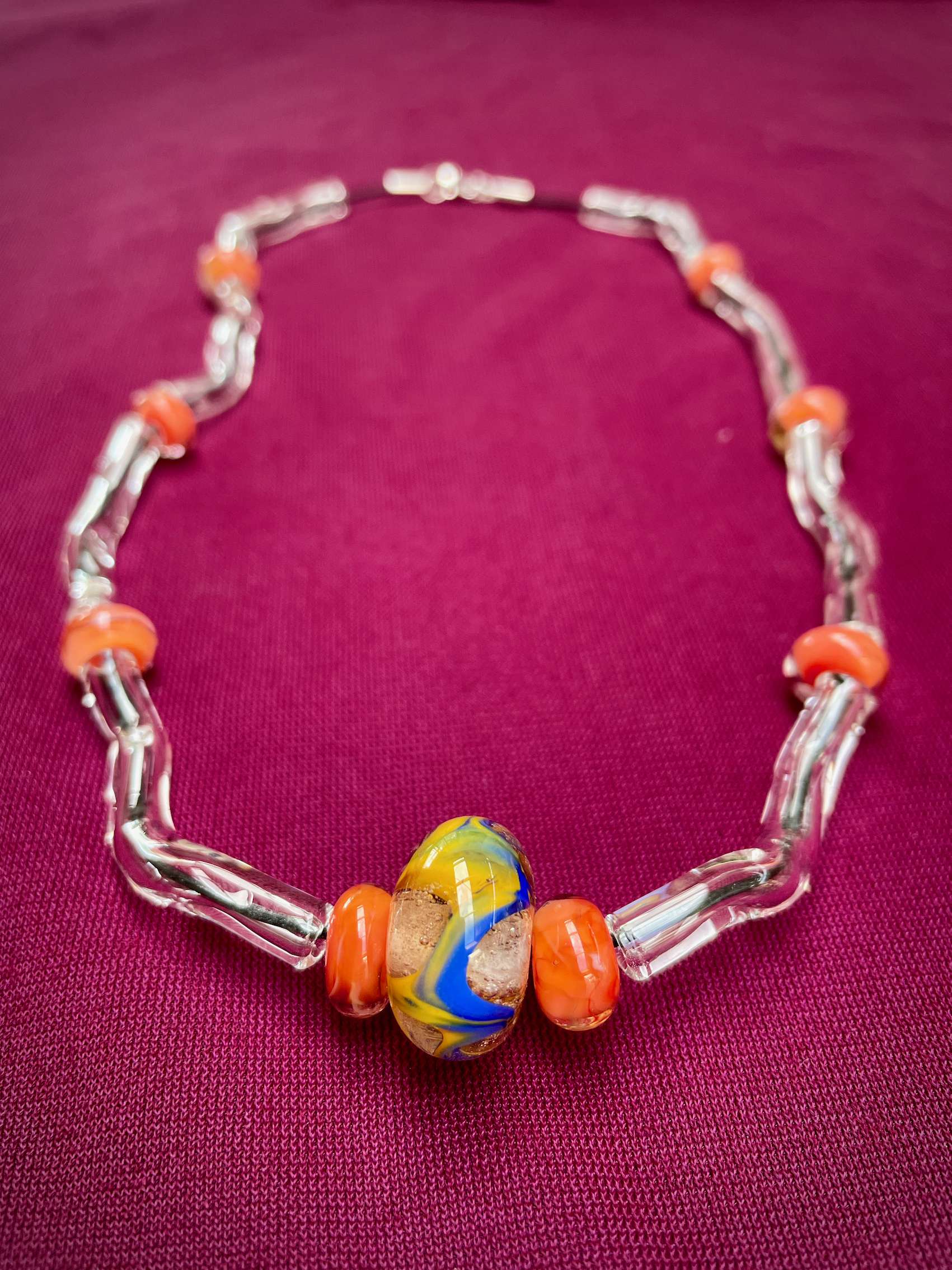 SoftHard Necklace (orange)