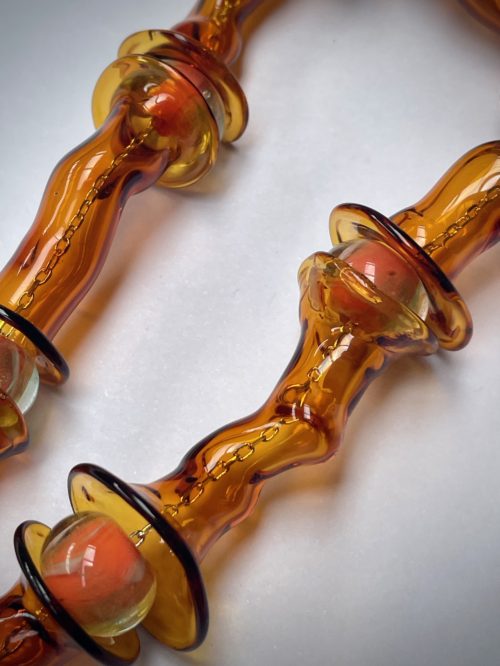Post Prehistoric Lines (amber flare)