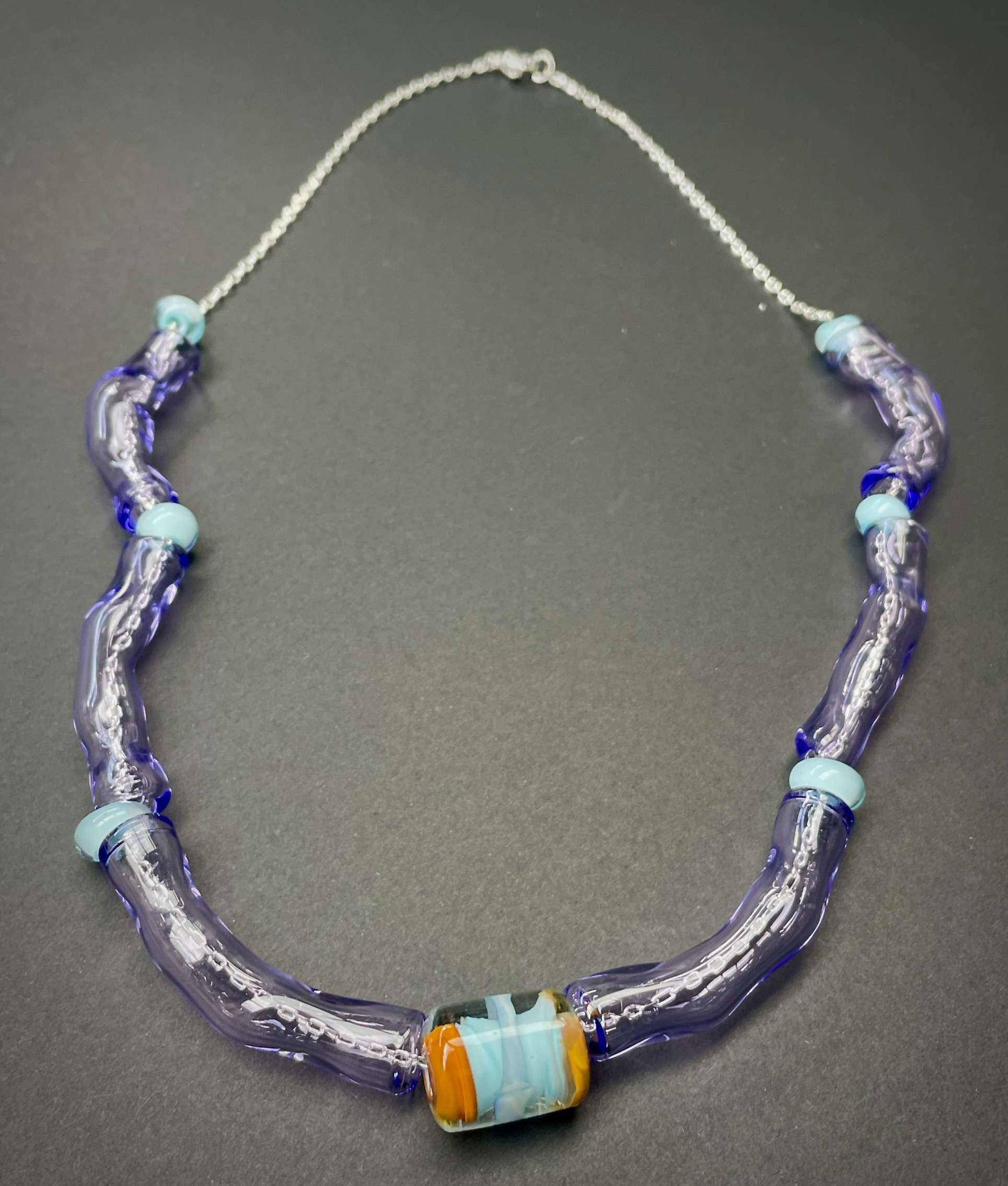 Post Prehistoric Lines (blue & orange)